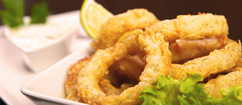 The Red Angus menu: Crispy calamari