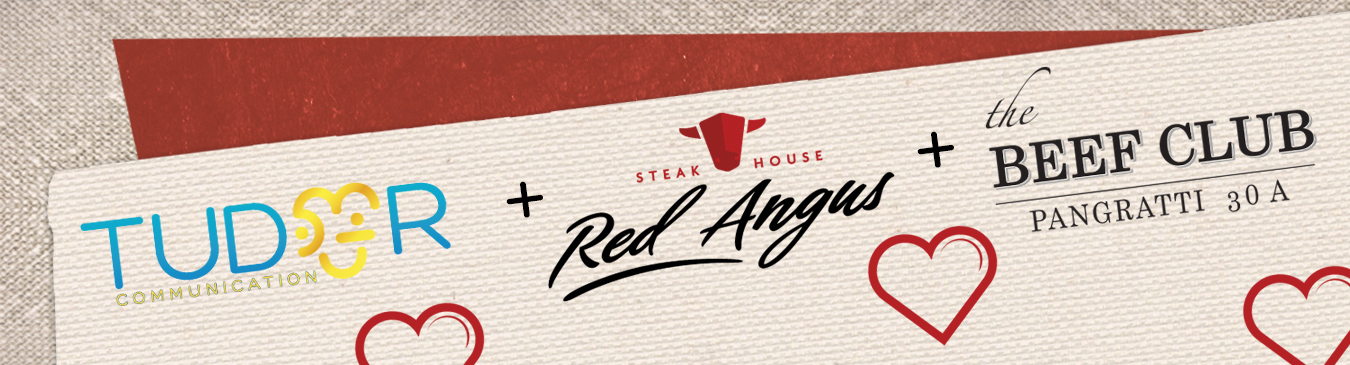 TUDOR comunică pentru the Beef Club și Red Angus Steakhouse